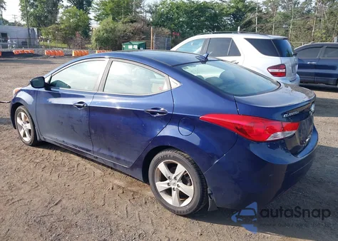 2013 Hyundai Elantra Gls from USA, damaged, VIN 5NPDH4AE7DH270539